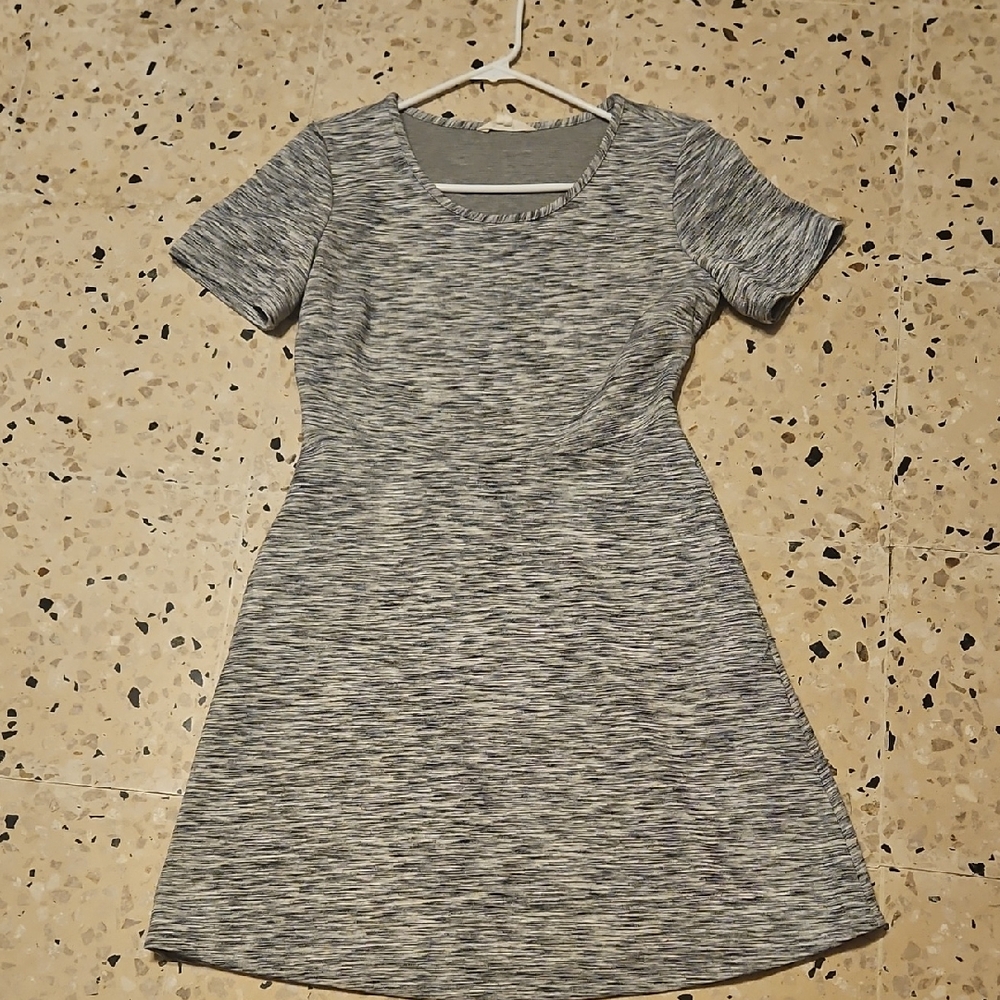 Tulle Heathered Gray Mini Dress